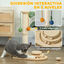 PawHut Rascador para Gatos Madera Natural, , large indicador imagen numero 4