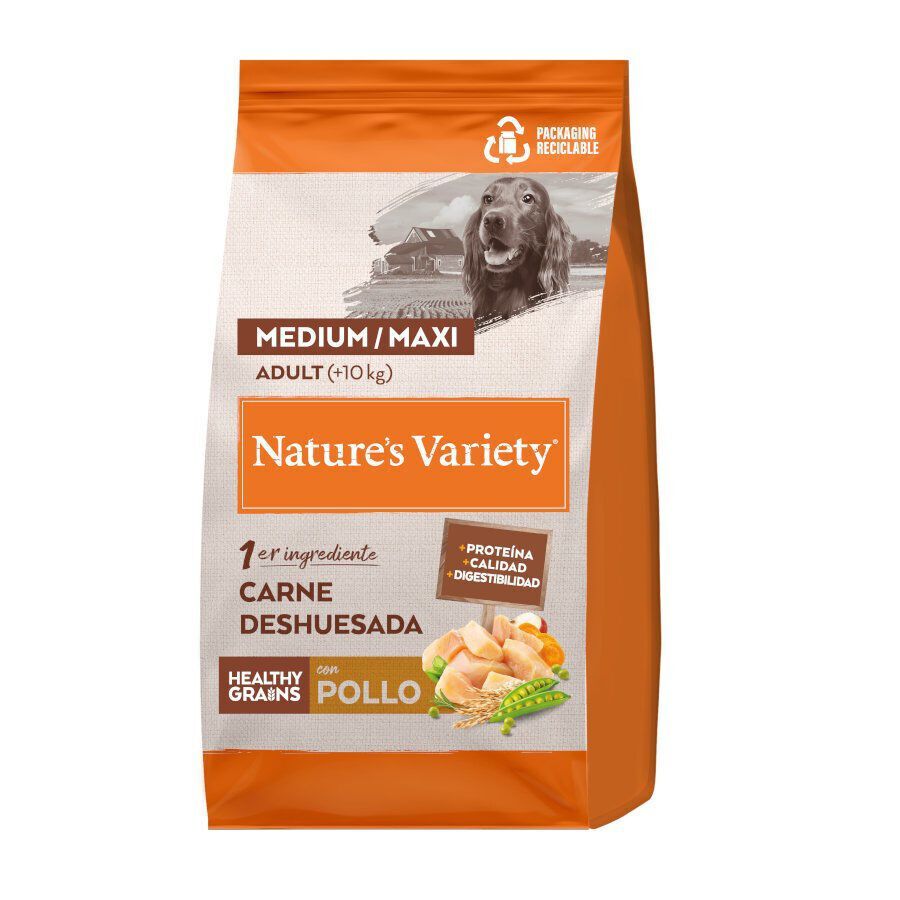 Nature&#039;s Variety Healthy Grain Adult Medium Maxi Pollo pienso para perros thumbnail