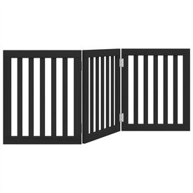 VidaXL Puerta Plegable Madera para Perros