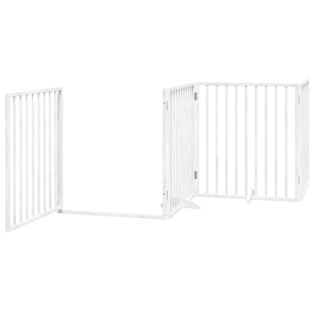 Vidaxl Puerta para Perros Plegable Paneles Puerta para Mascotas Madera de &Aacute;lamo, , large Imagen numero 5