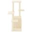 vidaXL Rascador para gatos con postes de sisal color crema 97,5 cm, , large indicador imagen numero 3