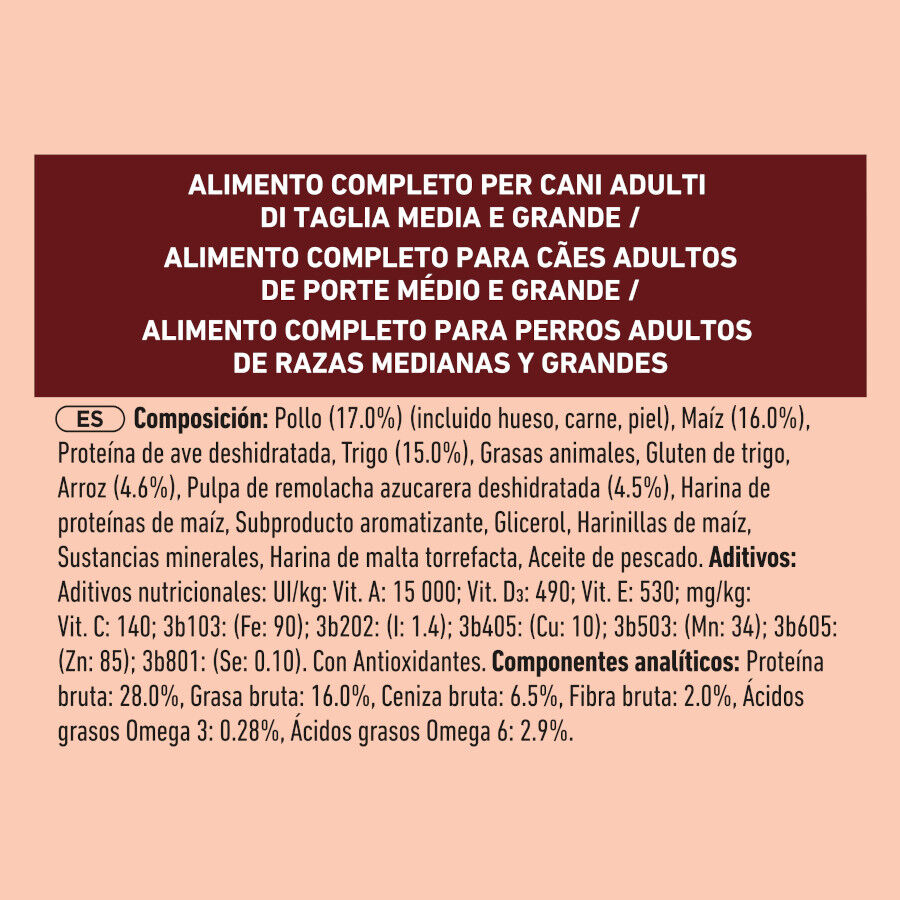 7 kg Purina One Active Pienso Pollo para perros, , large Imagen numero 2