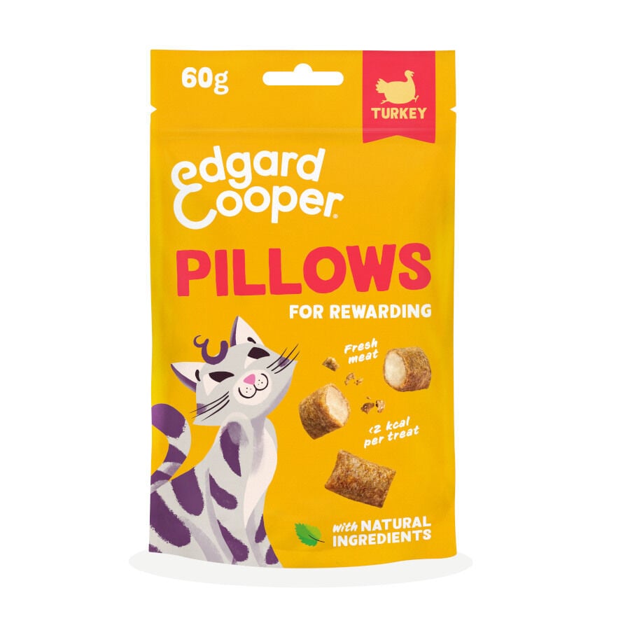 Edgard &amp; Cooper Bocaditos Pillows Pavo para gatos thumbnail