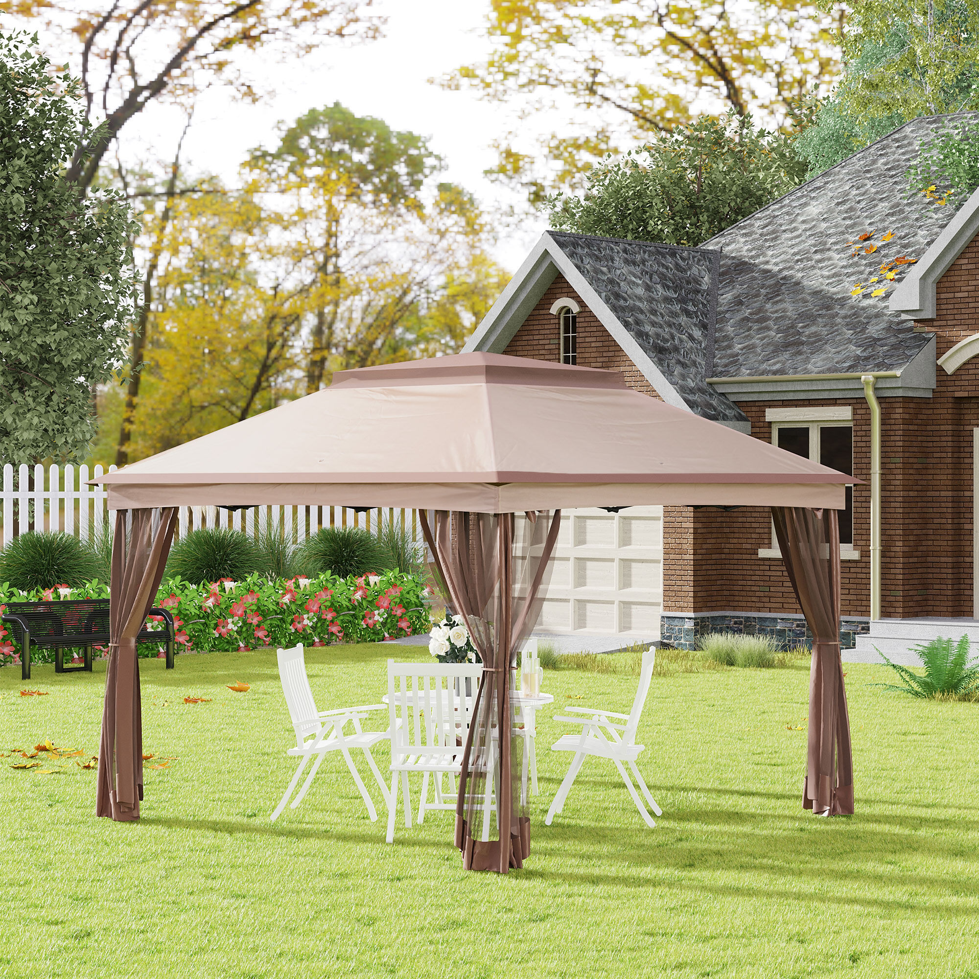 Outsunny Carpa Plegable, , large Imagen numero 2