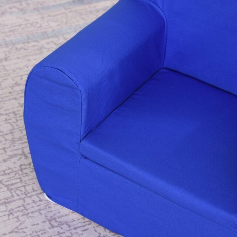 Sillón con cubierta de algodón Homcom color Azul, , large image number null