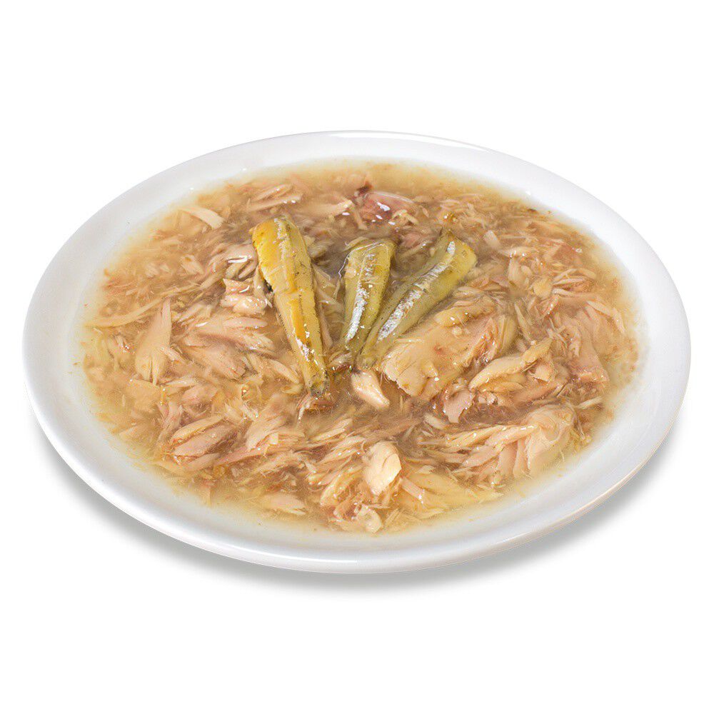 Comida h&uacute;meda Arquivet para gatos sabor at&uacute;n blanco y anchoas, , large Imagen numero 2