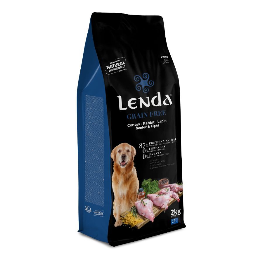 2 Kg Lenda Grain Free Light Senior pienso para perros, , large Imagen numero 1