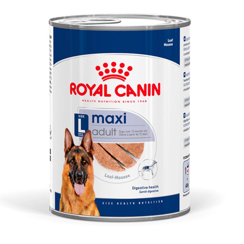 48 latas x 410 g Royal Canin Maxi Adult Paté lata para perros ¡Pack ahorro!