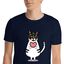 Mascochula camiseta hombre enamorao personalizada con tu mascota azul marino, , large indicador imagen numero 1