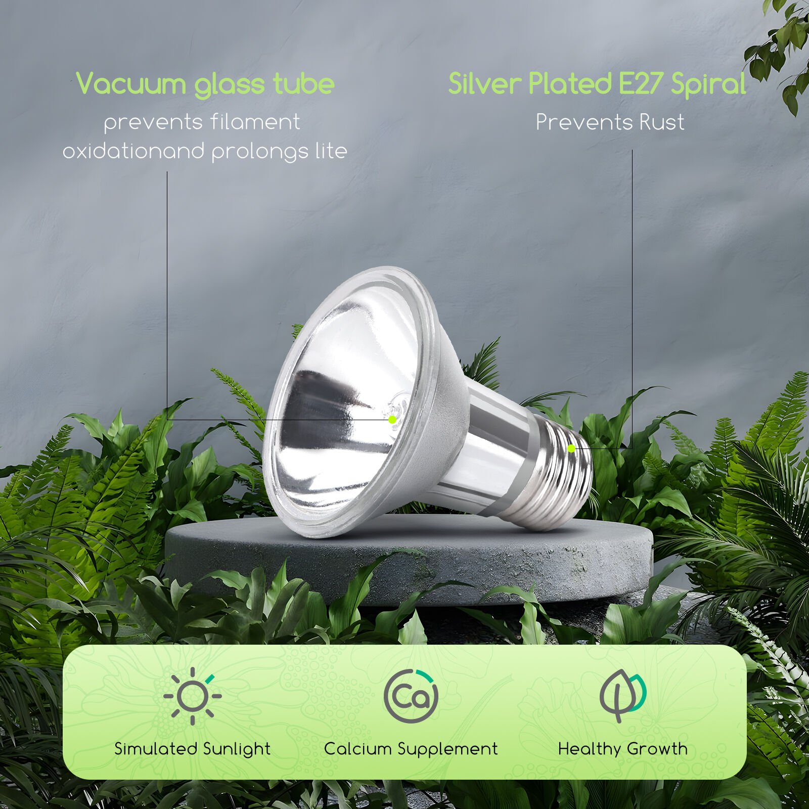 Nobleza Bombilla De Calentamiento De Reptile para terrario thumbnail