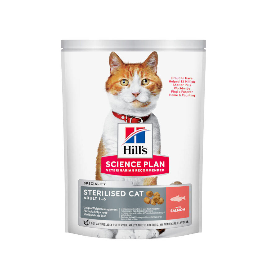 Hill's Science Plan Sterilised Adult Salmón pienso para gatos