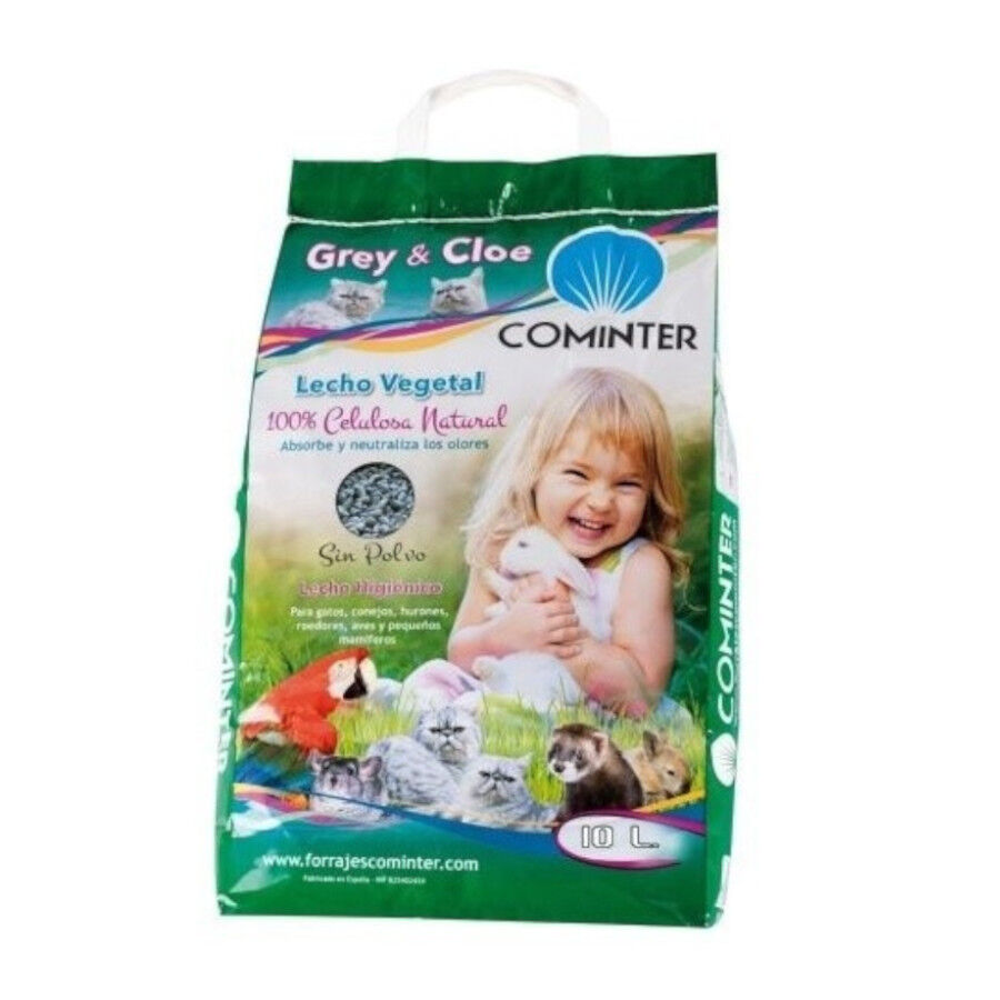 Cominter Grey y Cloe Lecho de Celulosa para mascotas, , large Imagen numero 1