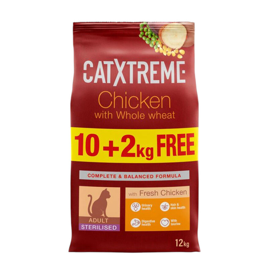 Catxtreme Sterilised Pavo y Pollo pienso para gatos