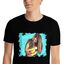 Mascochula camiseta hombre graffiti personalizada con tu mascota negra, , large indicador imagen numero 1