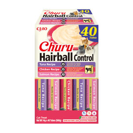 Churu Hairball Control Snacks para gatos - Multipack