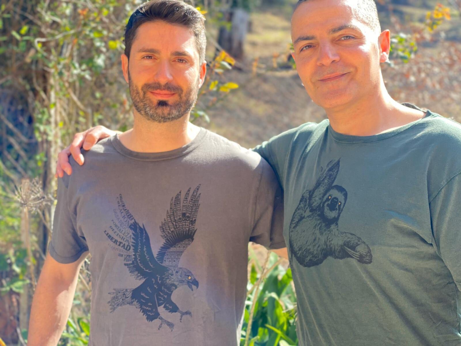 Camiseta perezoso hombre color Verde thumbnail