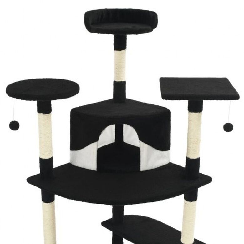 Rascador de sisal para gatos color Negro thumbnail