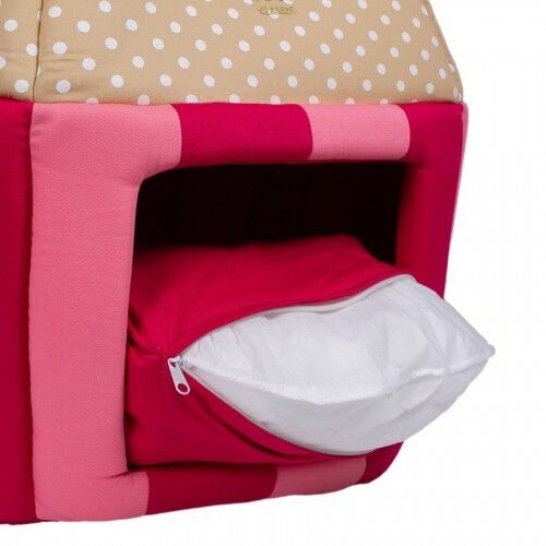 Cama Cupcake Woof para perros color Rosa, , large Imagen numero 3