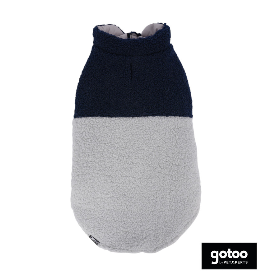 Gotoo Chaqueta Azul y Gris para perros, , large Imagen numero 2
