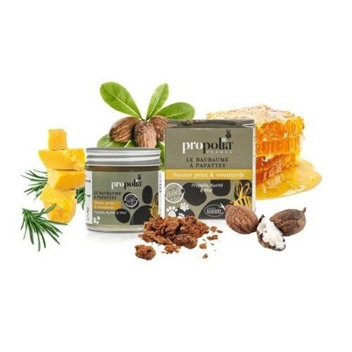 Propolia bálsamo ecocert calmante y reparador de piel y almohadillas de las mascotas thumbnail