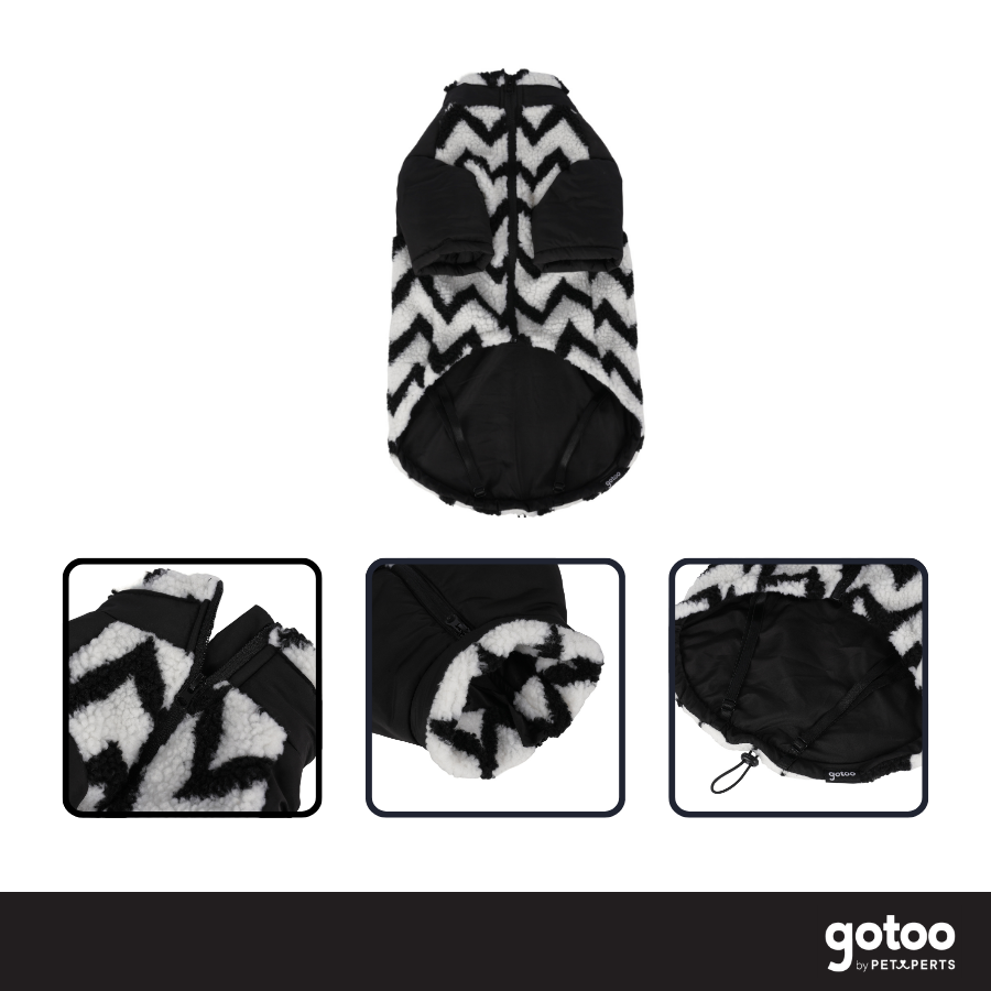 Gotoo Chaqueta Estampado ZigZag para perros, , large Imagen numero 3