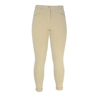 Pantalón para montar de lunares para mujer color Beige
