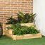 Outsunny Jardinera Madera Natural, , large indicador imagen numero 2