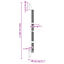 vidaXL Árbol rascador para gatos de pared crema 142,5 cm, , large indicador imagen numero 5