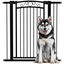 PawHut Barrera para Perros Negro, , large indicador imagen numero 1