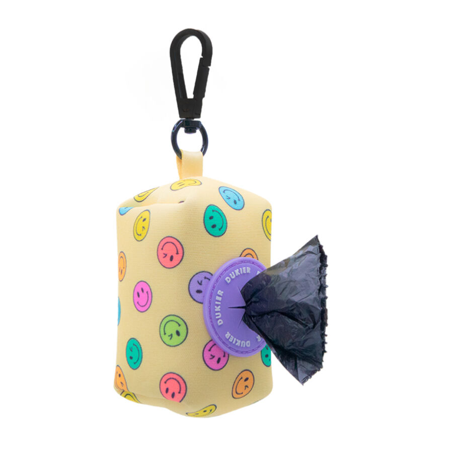 Dukier Smiley Porta Bolsas con Mosquet&oacute;n para perros, , large Imagen numero 2