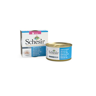 Schesir Kitten atún con aloe lata para gatitos 