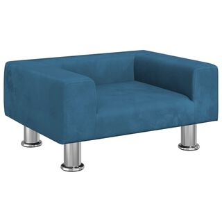 Vida XL Cama Azul Oscura para perros