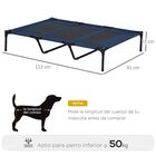 PawHut cama elevada transpirable para perros, , large image number null