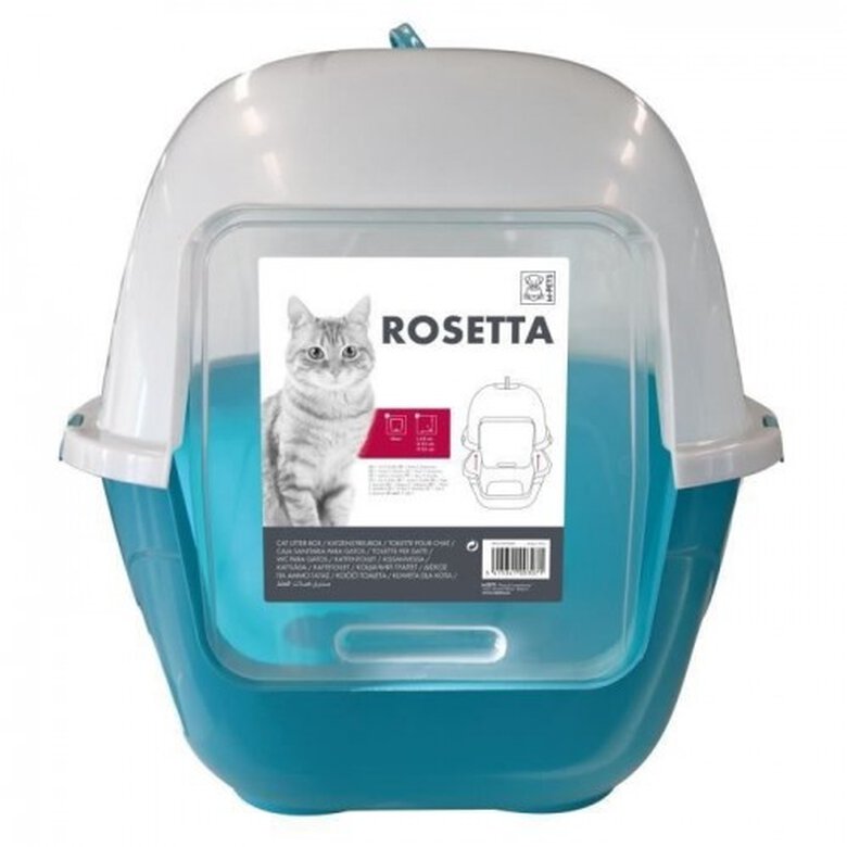 MPets Rosetta Azul Bandeja Sanitaria para gatos, , large image number null