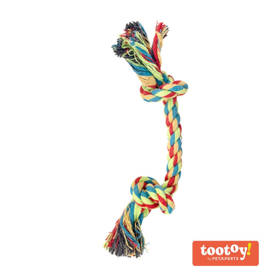 Tootoy! Rope Bone Multicolor Cuerda para perros thumbnail