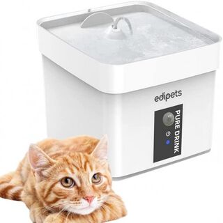 Edipets fuente bebedero automático blanco para gato