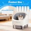 Nobleza Arenero Autolimpiable SL03 para Gatos - Caja de Arena Autom&aacute;tica con Control por App, Dise&ntilde;o Abierto, Gran Capacidad, Incluye 7 Rollos de Bolsas y 2.5kg Arena de Tofu Natural, , large indicador imagen numero 4