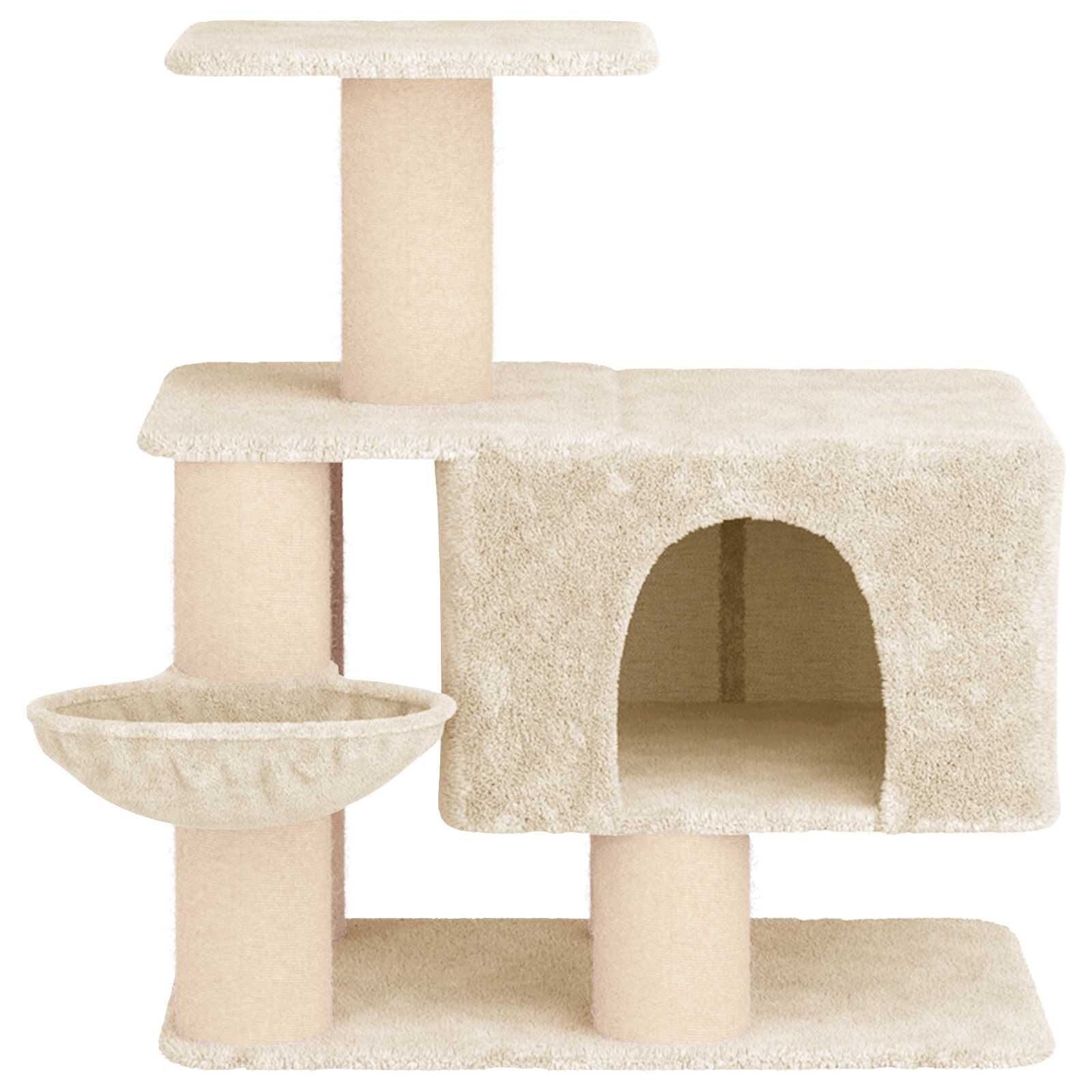 vidaXL &Aacute;rbol para gatos con postes de sisal &Aacute;rbol rascador Muebles Gatos Condo, , large Imagen numero 5