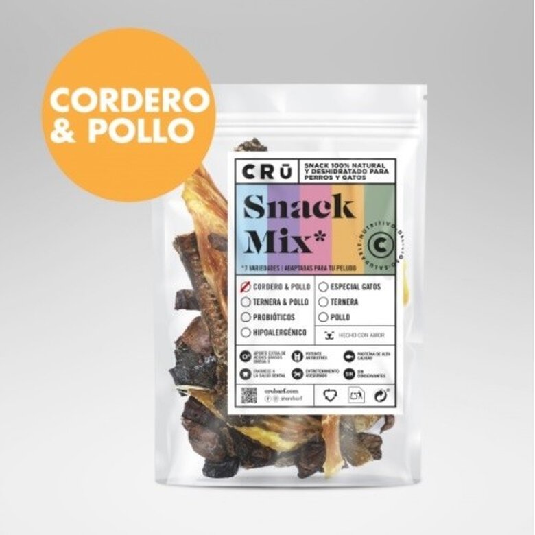 CRU Snack Mix Cordero&Pollo sabor Cordero y pollo, , large image number null