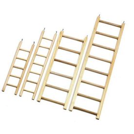 Flamingo Escalera de madera para pájaros