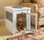 Jaula para Perros Confort Modelo Arkansas - Perrera de Interior - Fabricado con ECOFLEX - Cuatro Colores y Tres tamaños a Elegir (Blanco, S (60,5x46,2x56,4cm)), , large indicador imagen numero 3