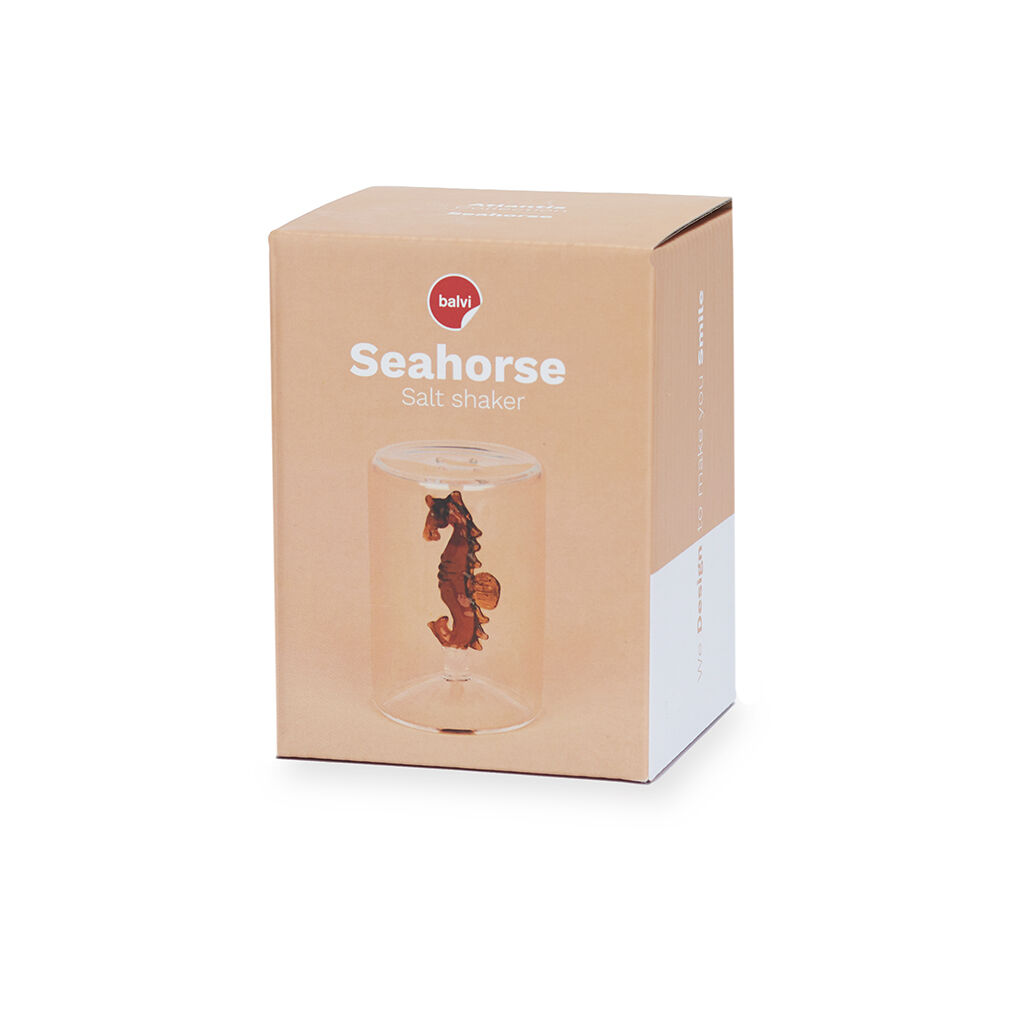 Balvi Salero Seahorse Color &aacute;mbar Con figura en forma de caballito de mar Borosilicato, , large Imagen numero 2