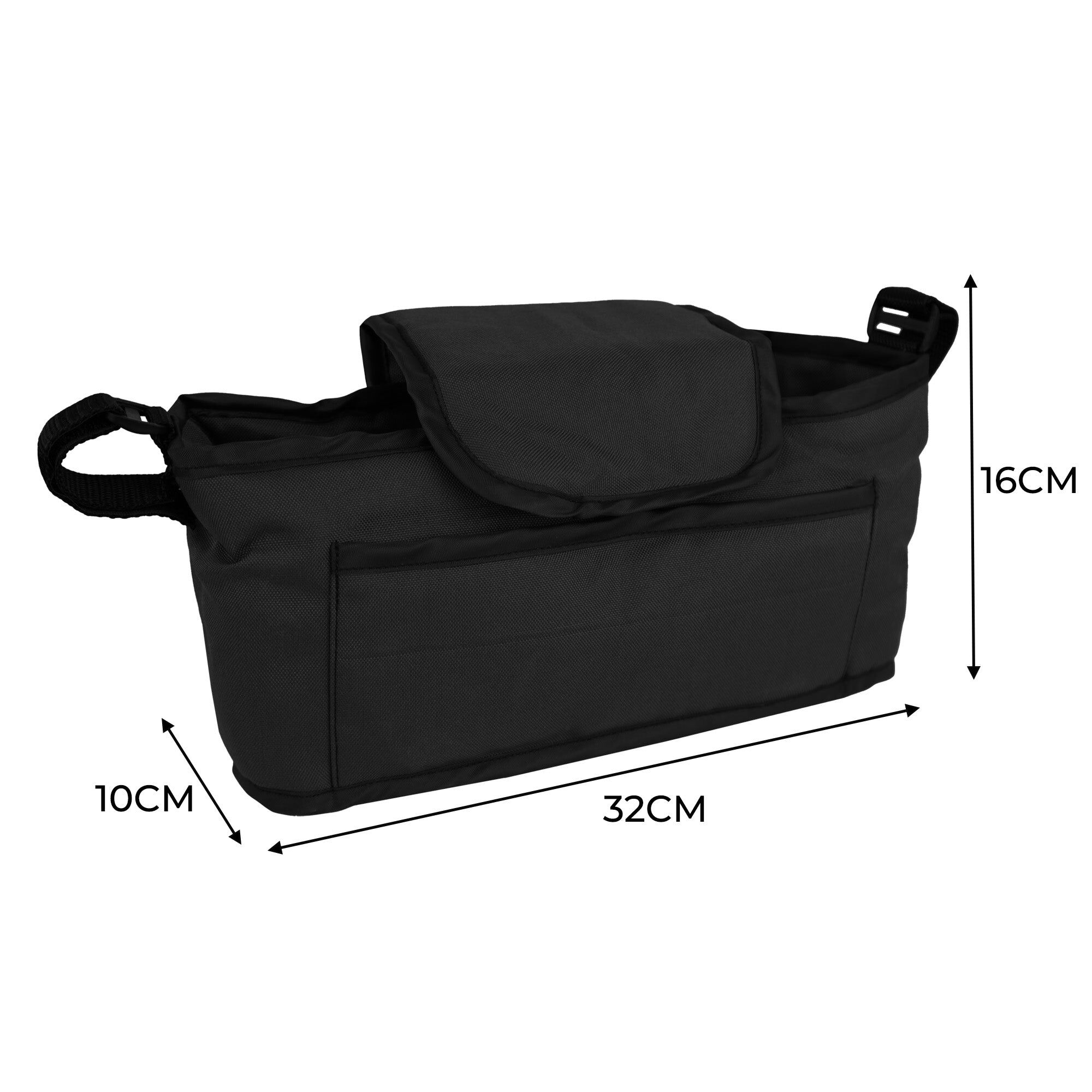 Bolsa caddy para cochecito de mascotas - Negro, , large Imagen numero 5