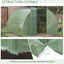 Outsunny Invernadero de T&uacute;nel 6x3x2 m con Puerta y Ventanas Invernadero de Jard&iacute;n Grande con Cubierta de PE y Metal Galvanizado para Cultivos Plantas Verduras Verde, , large indicador imagen numero 5