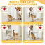 PawHut Barrera para Perros Blanco, , large indicador imagen numero 5