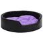 VidaXL Sofá Con Cojín Lavable Negro y Lila para perros y gatos, , large indicador imagen numero 2