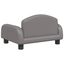 vidaXL Cama para perros de cuero sintético gris 70x45x30 cm, , large indicador imagen numero 9