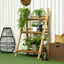 Outsunny Estantería para Plantas Madera Natural, , large indicador imagen numero 2