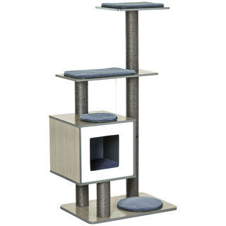 PawHut Rascador Gris para gatos