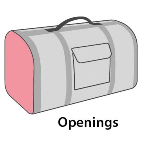 Transport&iacute;n con forma de bolso para mascotas color Marr&oacute;n, , large Imagen numero 4